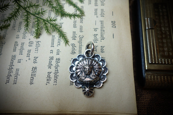Silver Pendant „CHIEF OF THE PLAINS“