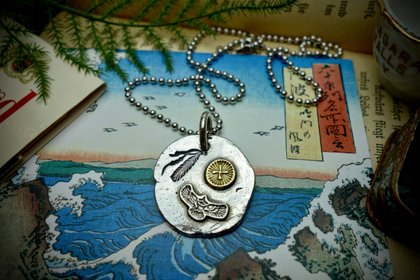 Silver Pendant „OLD SOUL SOUTHWEST“