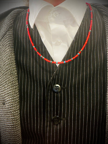 Necklace „TRADE BEADS“, Length 60,5cm