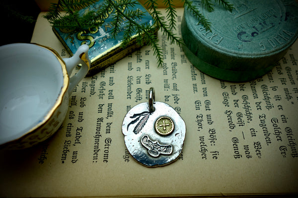 Silver Pendant „OLD SOUL SOUTHWEST“