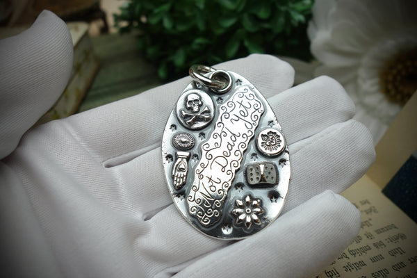 Silver Pendant „WARDEN OF THE UNSEEN“