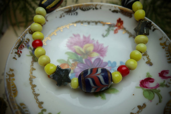 Bracelet „TRADE BEADS“, Length 20,5cm