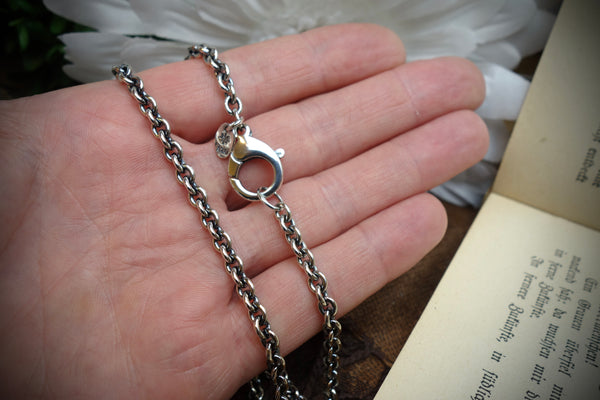 Silver Chain „ANCHOR“, Length 64cm
