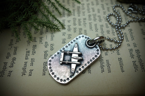 Silver Pendant „P-38 LIGHTNING“