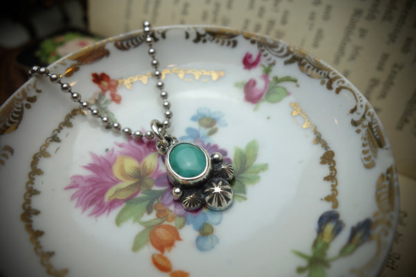Silver Pendant „CARICO LAKE TURQUOISE“