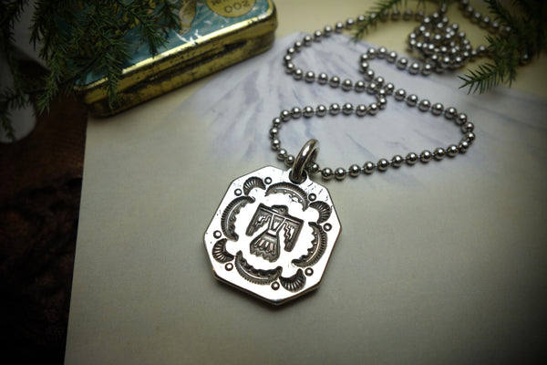 Silver Pendant „OLD THUNDERBIRD MEDAL“