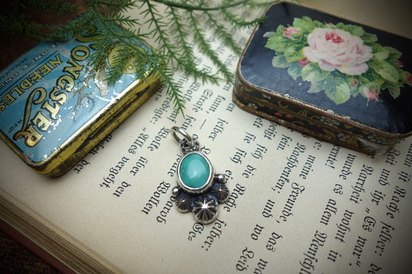 Silver Pendant „CARICO LAKE TURQUOISE“