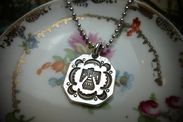 Silver Pendant „OLD THUNDERBIRD MEDAL“