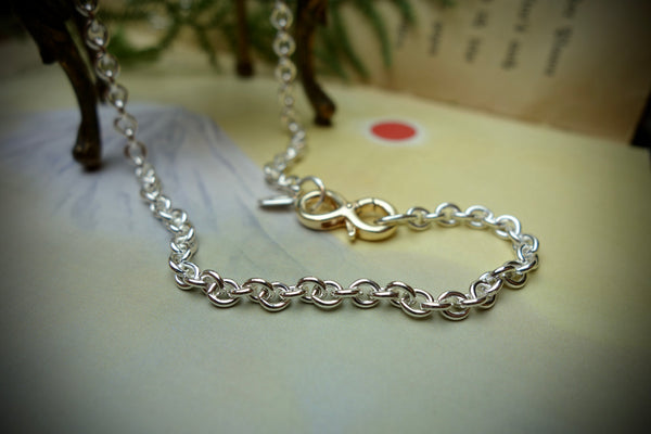 Silver Chain „ANCHOR“, Length 60,5cm