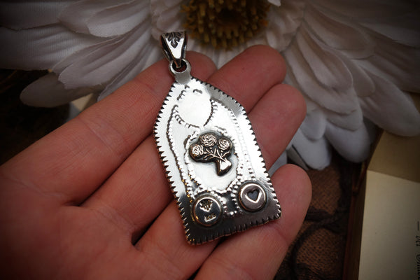 Silver Pendant „OUR LADY OF GUADALUPE“