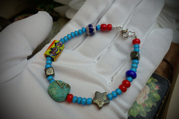 Bracelet „TRADE BEADS“, Length 20,5CM