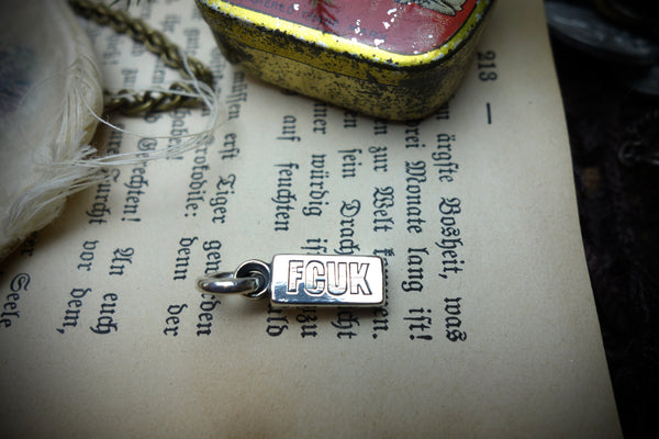 Silver Pendant „FCUK“