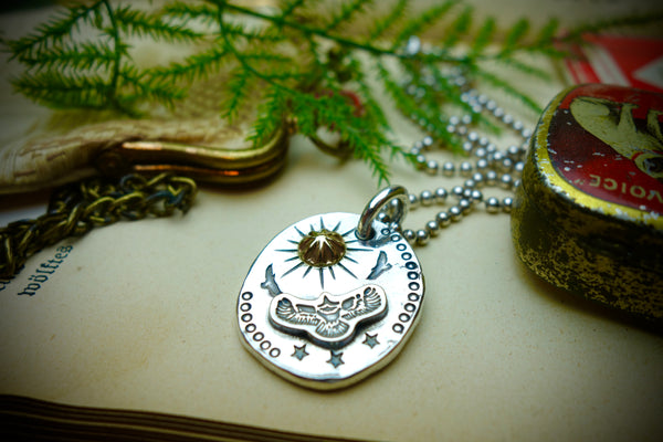 Silver Pendant „EAGLE AND THE SUN“