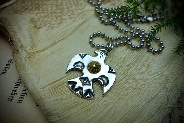 Silver Pendant „J.M. THUNDERBIRD“