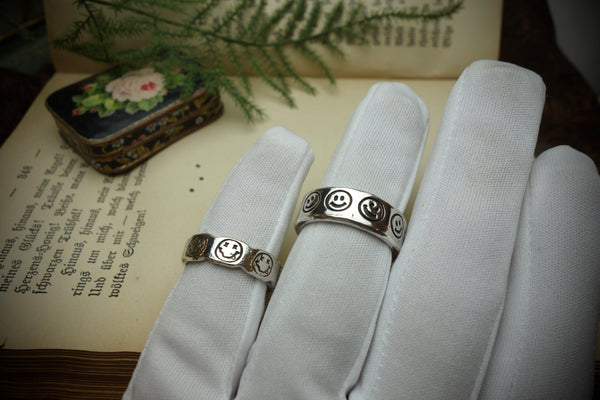 Silver Rings „SMILEY“