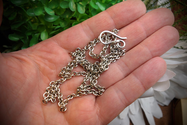 Silver Chain „ANCHOR“, 64CM