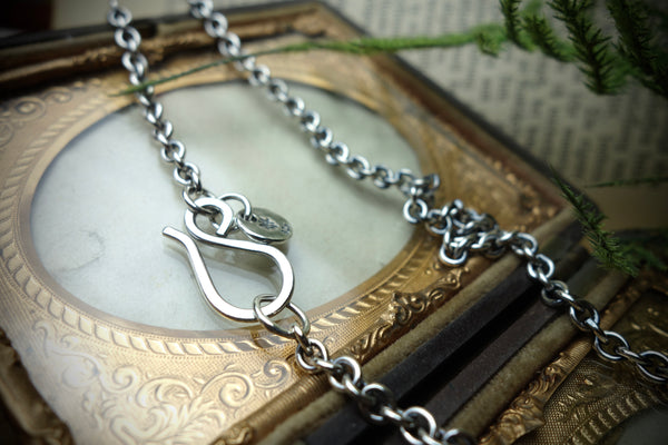 Silver Chain „ANCHOR“, Length 63,5cm