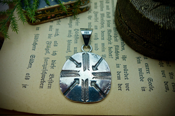 Silver Pendant „GOLDEN EAGLE“