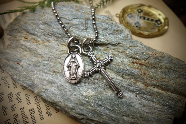 Silver Charms „FAITH & PROTECTION“