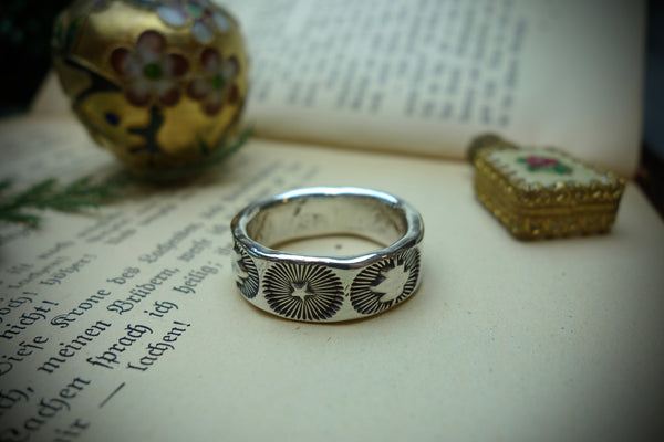 Silver Ring „SOUTHWEST HERITAGE“, U.S. Size 13