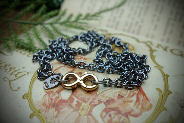 Silver Chain „ANCHOR“, Length 59,5cm