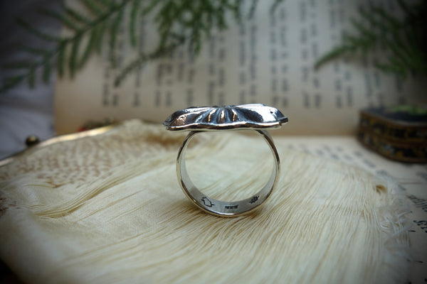 Silver Ring „BUTTERFLY CONCHO“, U.S. Size 10