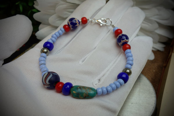 Bracelet „TRADE BEADS“, Length 20cm