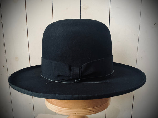 Hat „WILD PRAIRIE“, Black Felt Hat, Size 59cm