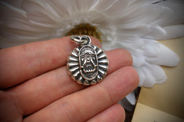 Silver Pendant „HEAVY THUNDERBIRD MEDAL“