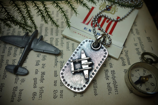 Silver Pendant „P-38 LIGHTNING“