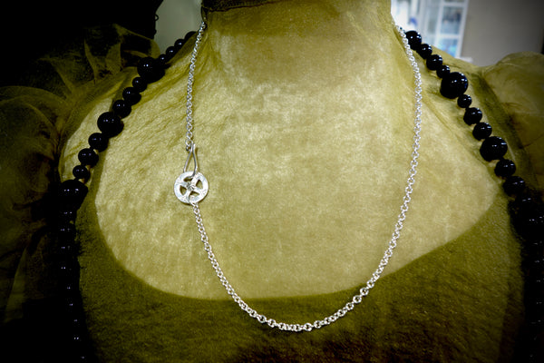 Silver Chain „MEDICINE WHEEL“, Length 64cm