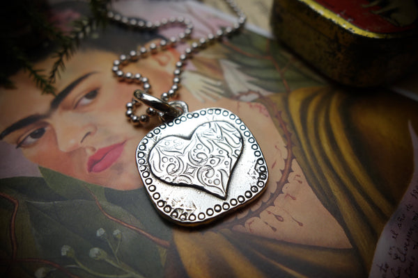 Silver Pendant „TILL DEATH DO US PART“