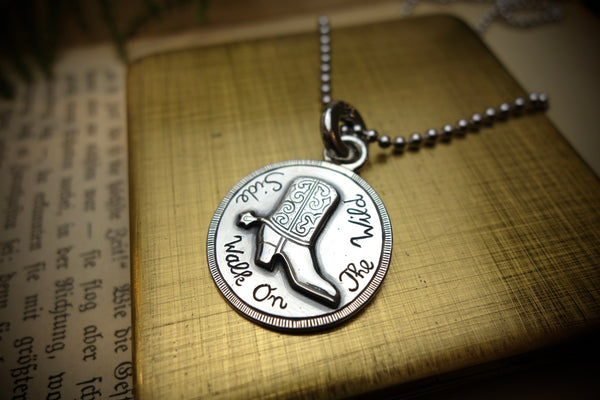 Silver Pendant „WALK ON THE WILD SIDE“