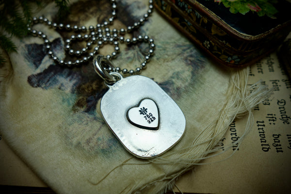 Silver Pendant „LUX IN TENEBRIS“