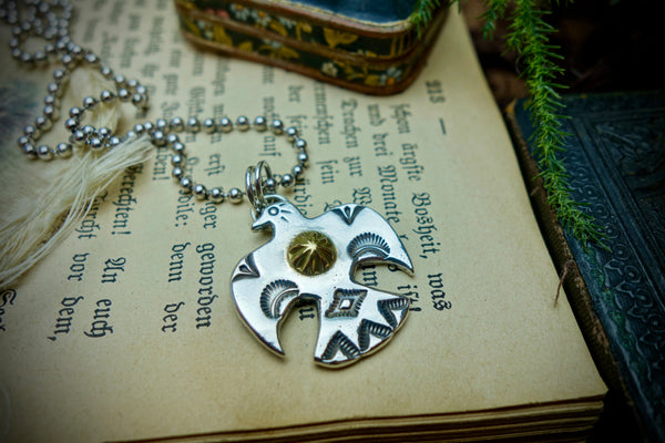 Silver Pendant „J.M. THUNDERBIRD“