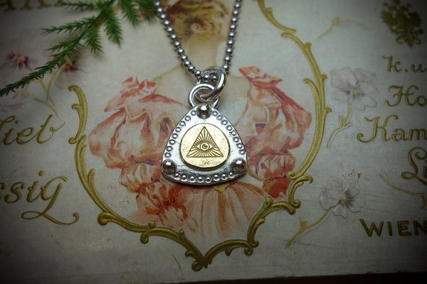 Silver Pendant „ALL SEEING EYE“