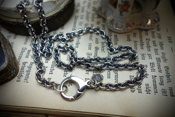 Silver Chain „ANCHOR“, Length 64cm