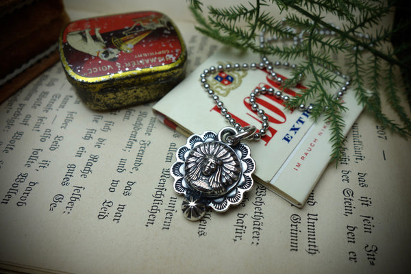 Silver Pendant „CHIEF OF THE PLAINS“