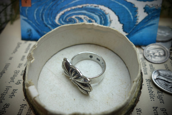 Silver Ring „BUTTERFLY CONCHO“, U.S. Size 10