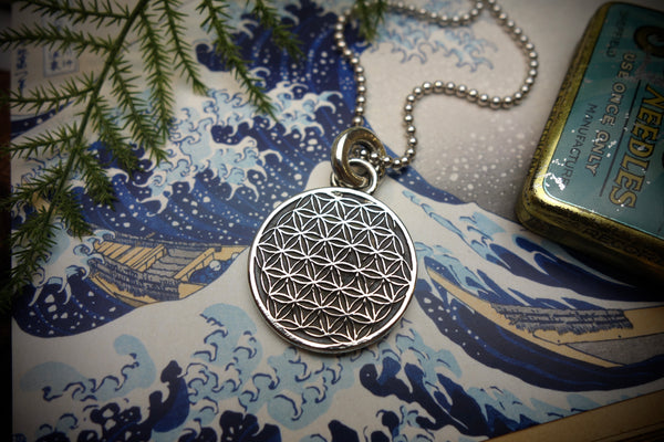 Silver Pendant „FLOWER OF LIFE“