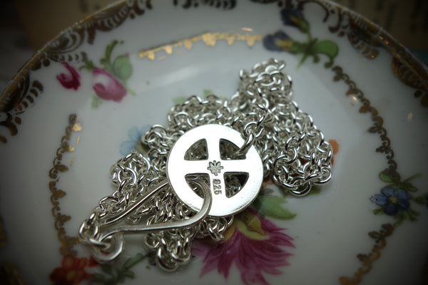 Silver Chain „MEDICINE WHEEL“, Length 64cm