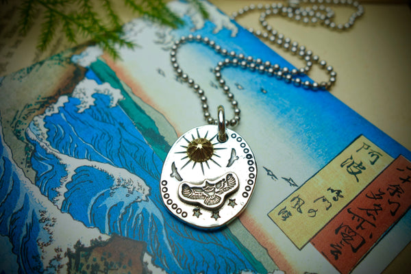 Silver Pendant „EAGLE AND THE SUN“