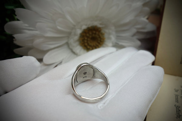 Signet Ring „MEMENTO MORI“, U.S. Size 11 3/4