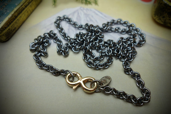 Silver Chain „ANCHOR“, Length 59,5cm