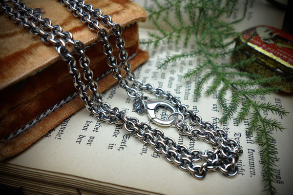 Silver Chain „ANCHOR“, Length 64cm