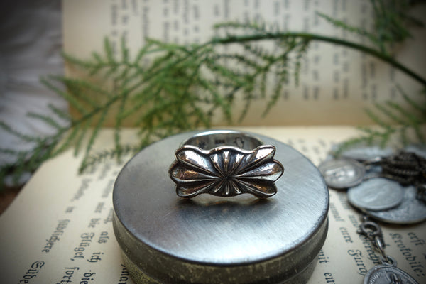 Silver Ring „BUTTERFLY CONCHO“, U.S. Size 10