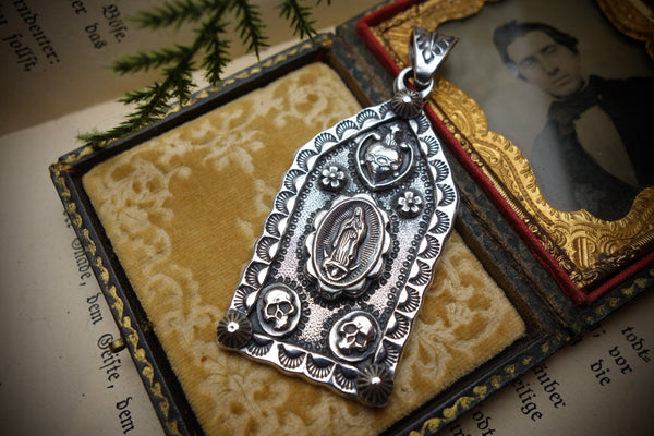 Silver Pendant „OUR LADY OF GUADALUPE“