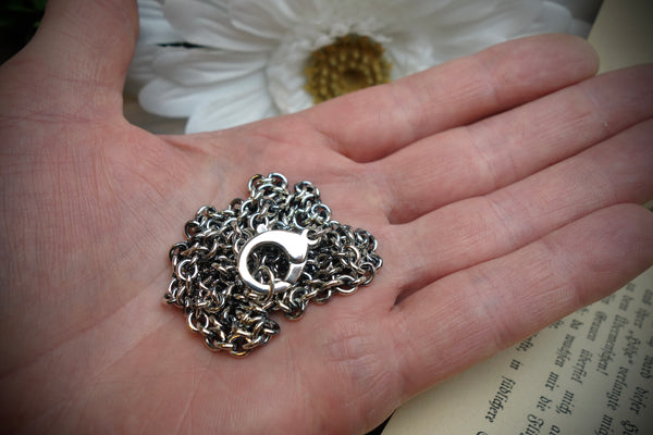 Silver Chain „ANCHOR“, Length 64cm