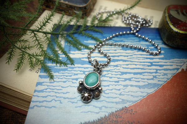 Silver Pendant „CARICO LAKE TURQUOISE“