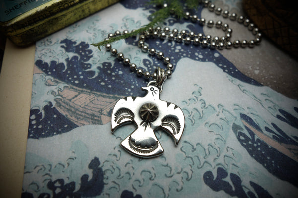 Silver Pendant „J.M. THUNDERBIRD“